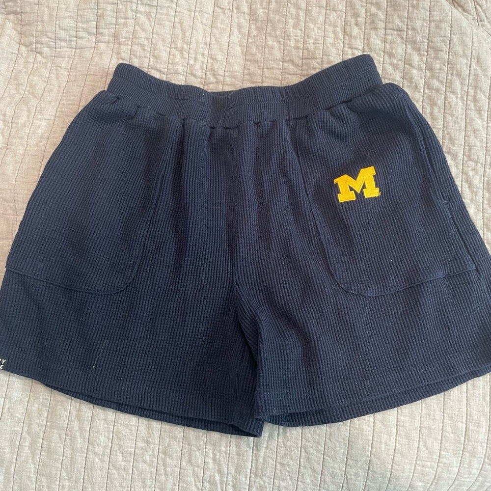 University of Michigan hype and vice shorts with pockets